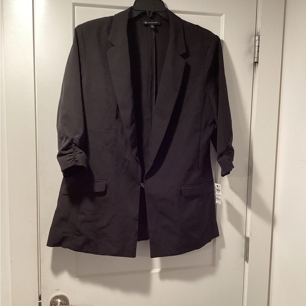 INC International Concepts Black Blazer